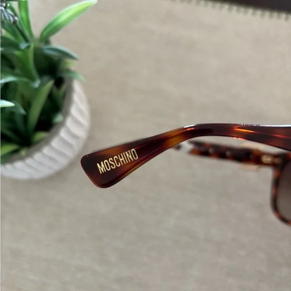 Moschino Buckle Tortoise Sunglasses - Picture 8 of 12